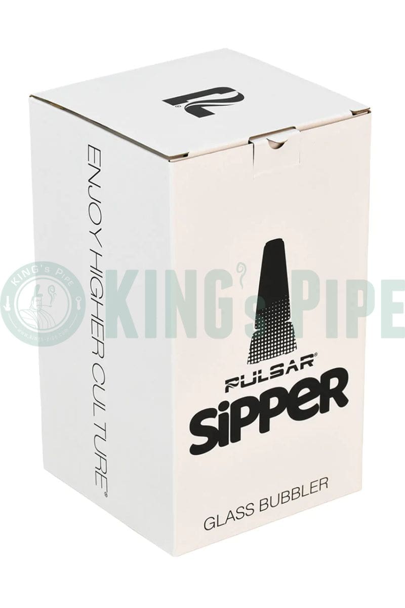 Pulsar Sipper Dual Use Concentrate &amp; 510 Cartridge Vaporizer Bubbler Glass Top Attachment