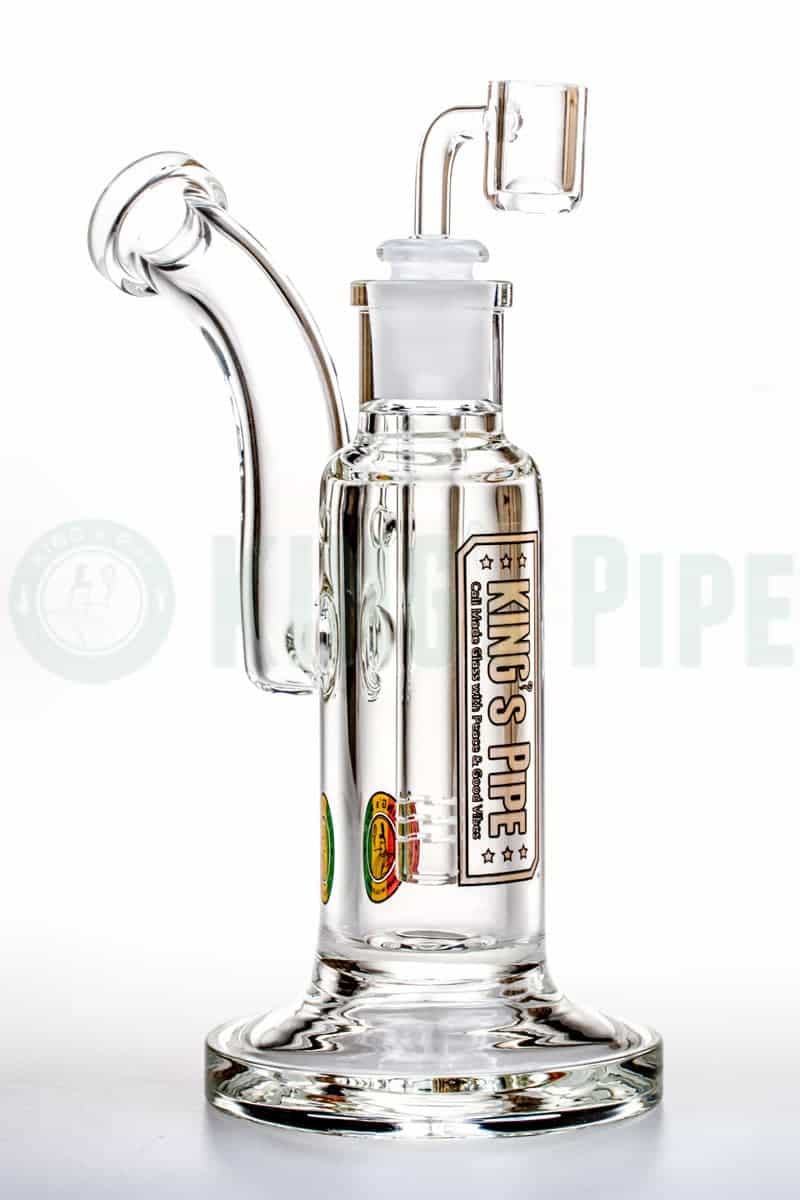 KING's Pipe Glass - 9mm Bubbler Dab Rig