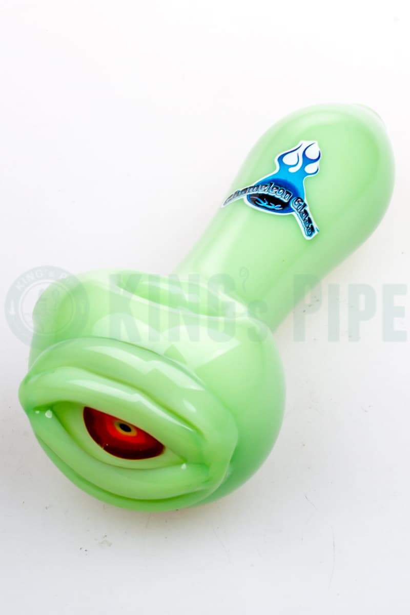 Chameleon Glass - Cyclops Eyeball Hand Pipe