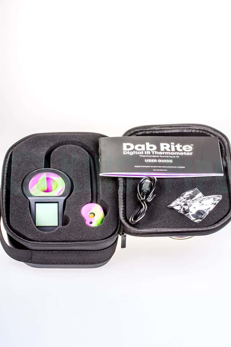 Dab Rite Digital IR Thermometer is an IR thermometer that lets you find  your perfect dab temperature so you can take the perfect dab every time.  Upper Limits carries a full line