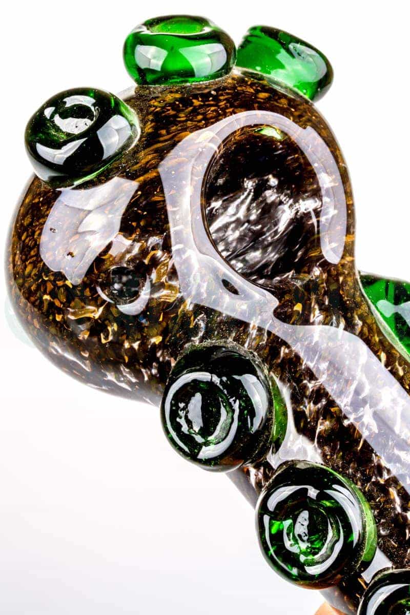 Dark Fritted Glass Pipe