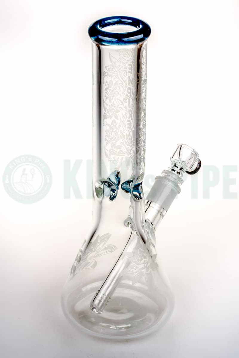 Empire Glassworks - 12&#39;&#39; Sandblasted 9mm Beaker Bong