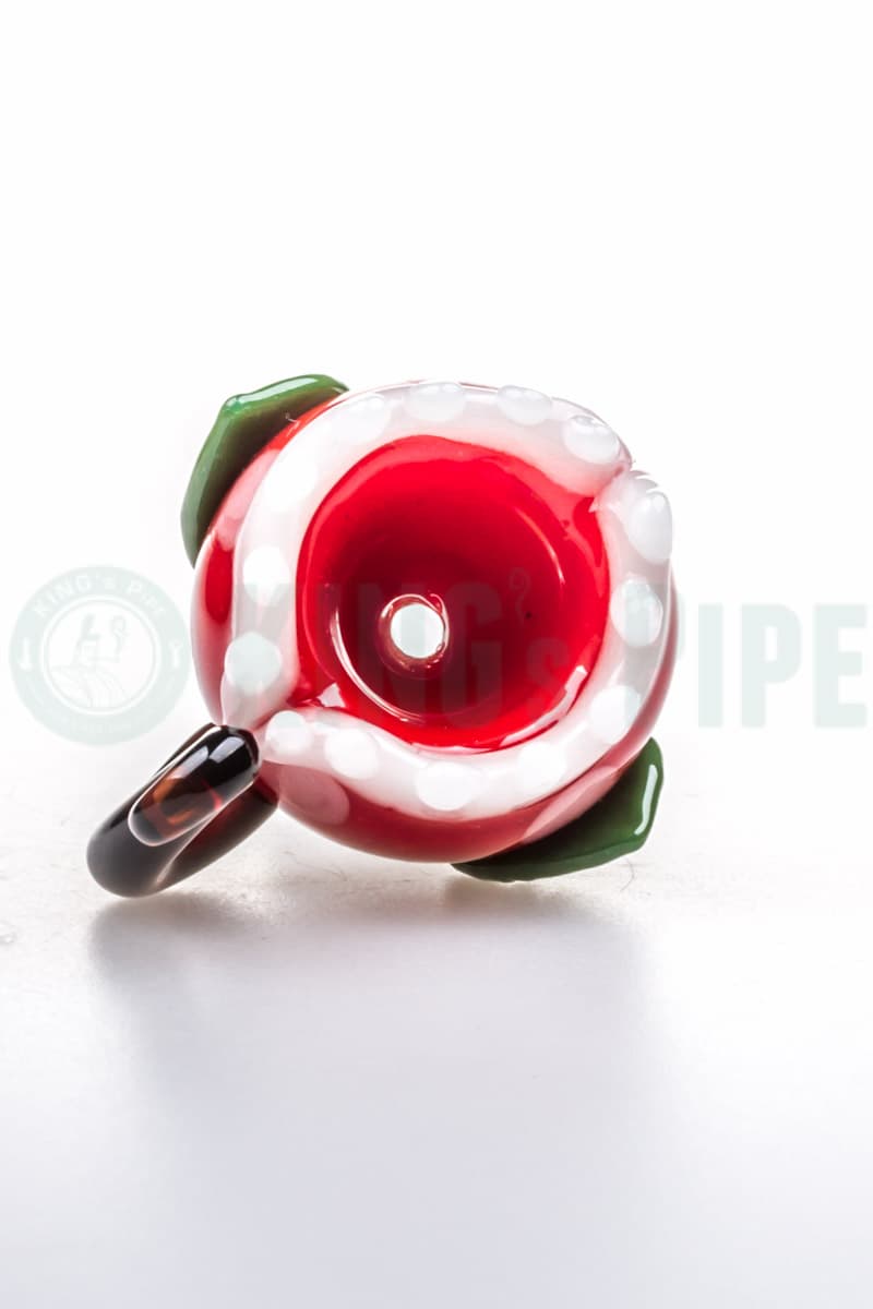 Empire Glassworks – 14mm Male Red Fire Plant Glass Bowl