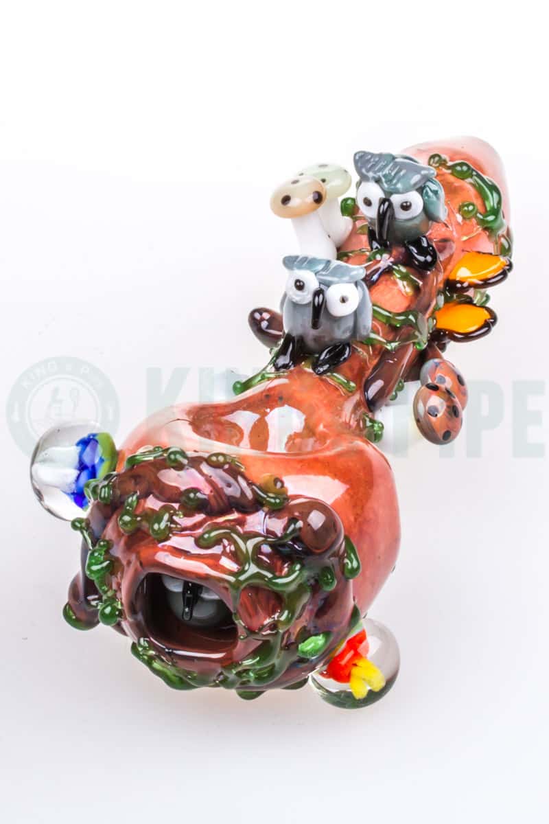 Empire Glassworks - Deep Forest Glass Pipe