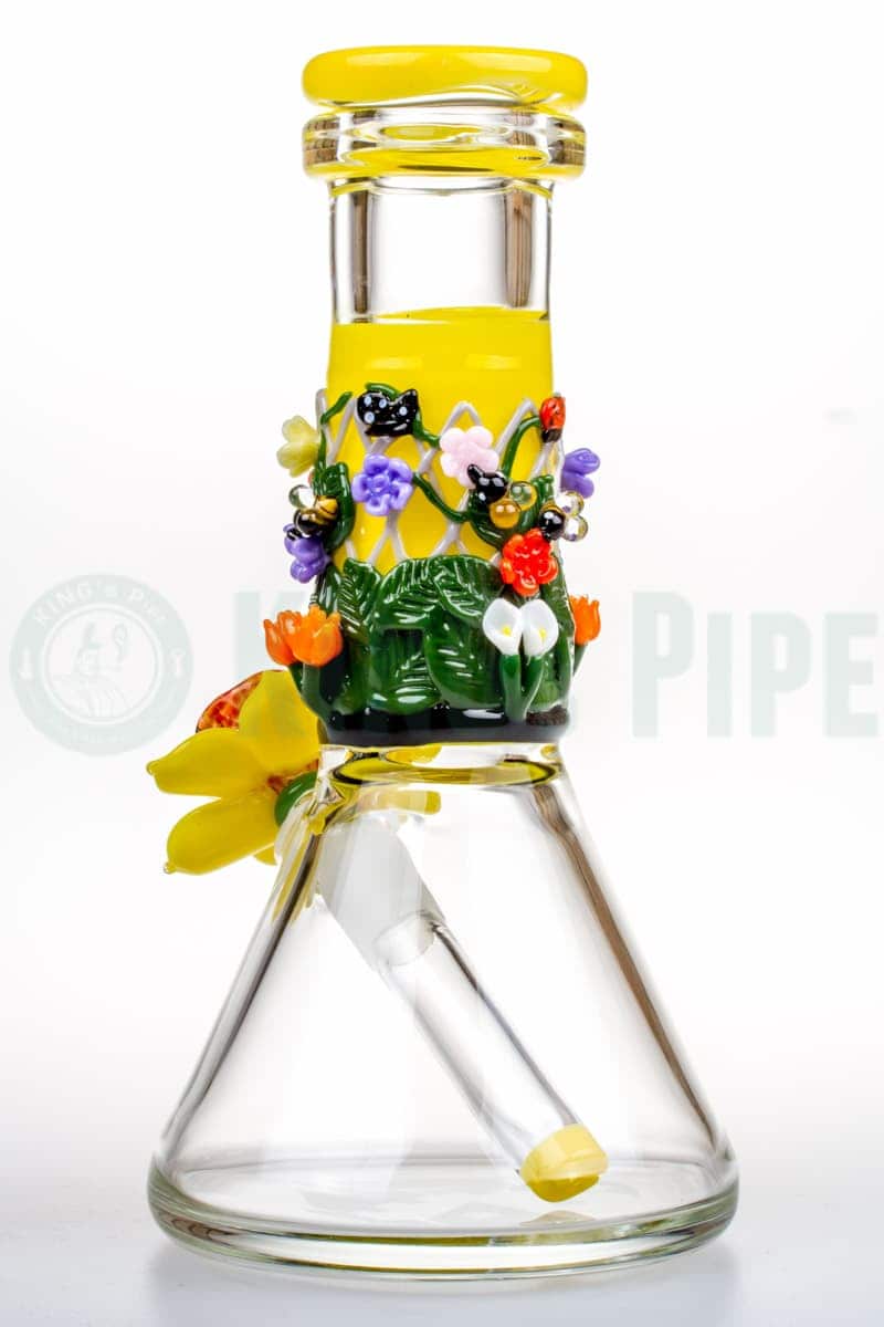 Empire Glassworks - Sunshine Garden Mini Beaker Bong