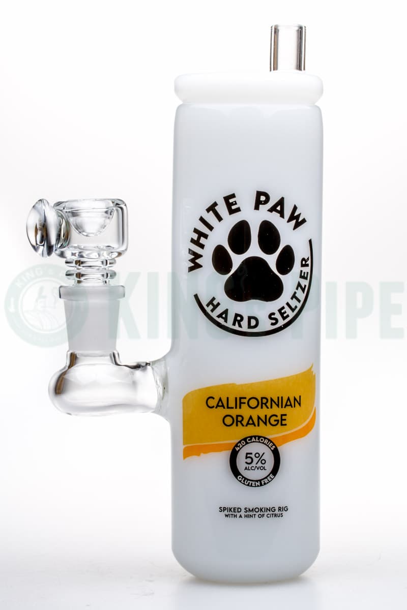 Empire Glassworks - White Paw Bottle Water Pipe
