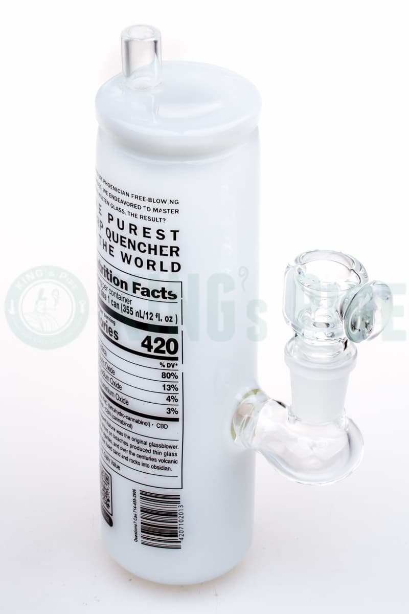 Empire Glassworks - White Paw Bottle Water Pipe