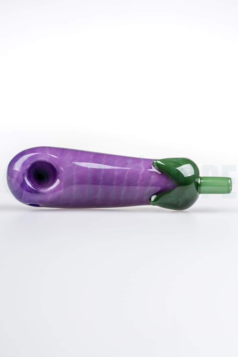 Empire Glassworks - Eggplant Glass Pipe
