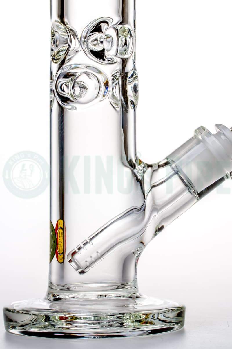 KING&#39;s Pipe Glass - 12&#39;&#39; 9mm Thick Straight Tube Bong