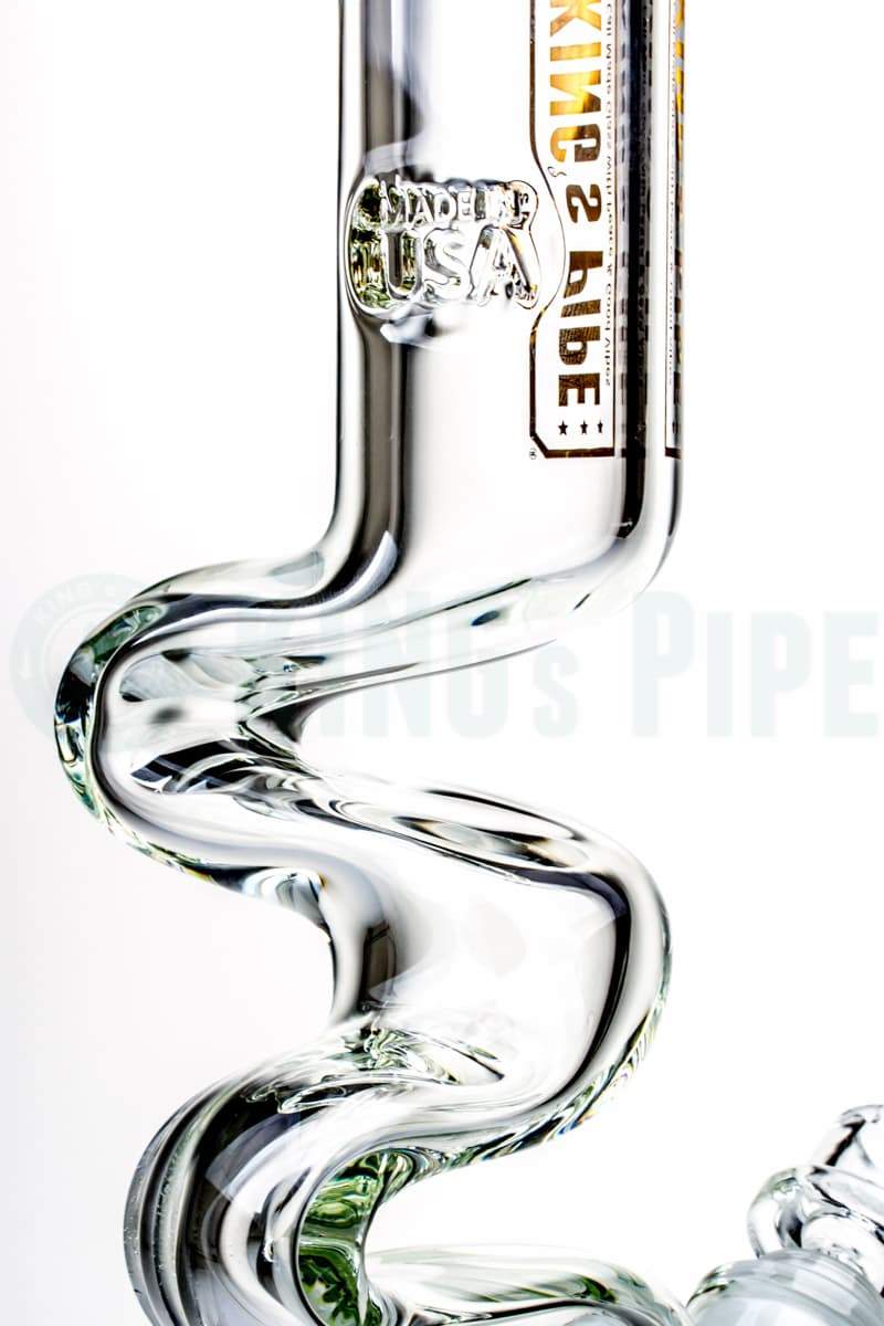 KING&#39;s Pipe Glass - 12 inch 9mm Thick Zong Bong