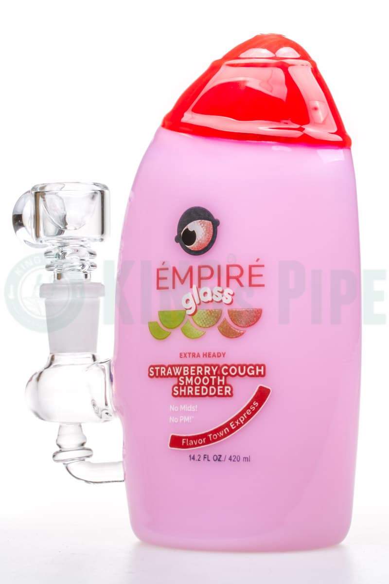 Empire Glassworks - Strawberry Cough Shampoo Bottle Mini Rig
