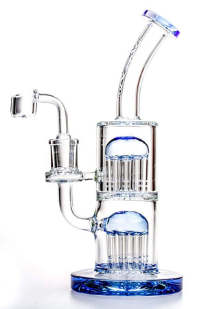 AFM Glass - Double Tree Perc Dab Rig | KING's Pipe