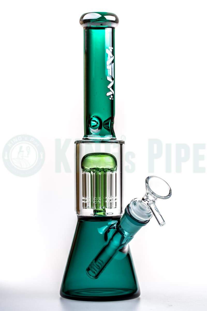 AFM - Tree Perc Colored Glass Beaker Bong Teal