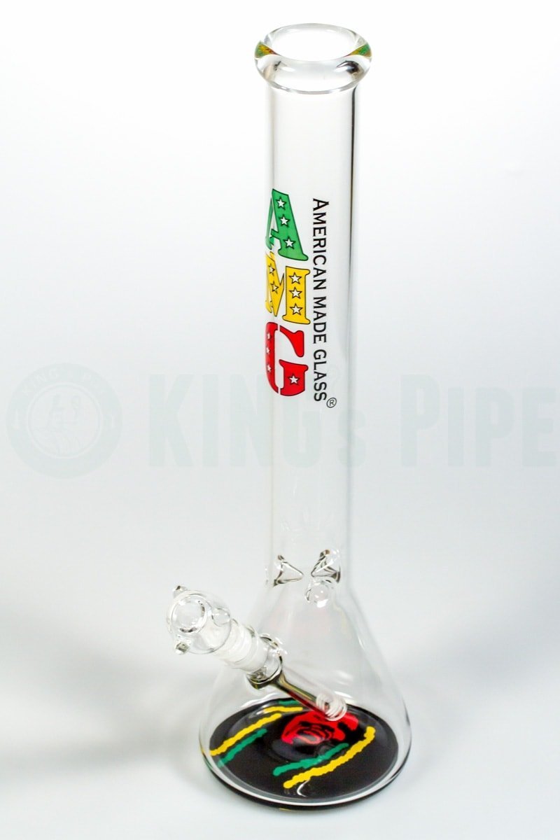 AMG Glass - 18 inch Bob Marley Beaker Bong