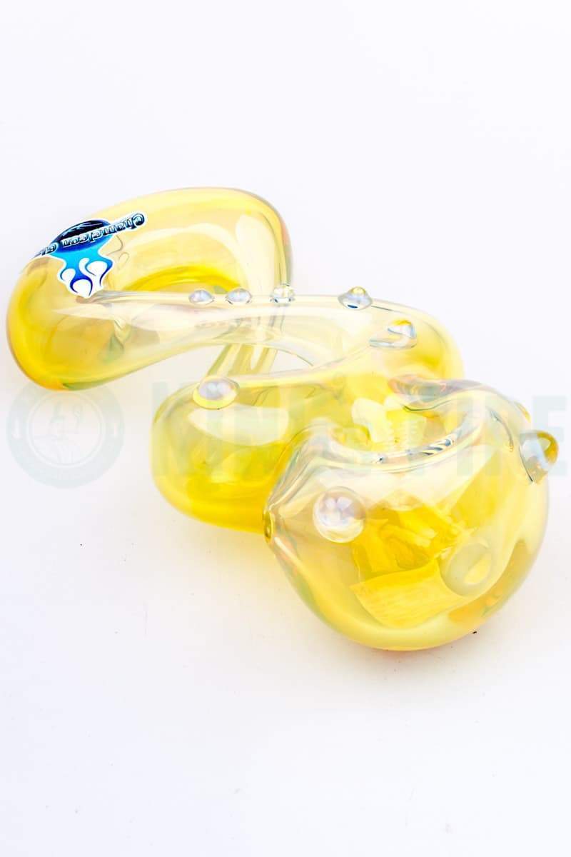Chameleon Glass - Fumed Pretzel Glass Pipe