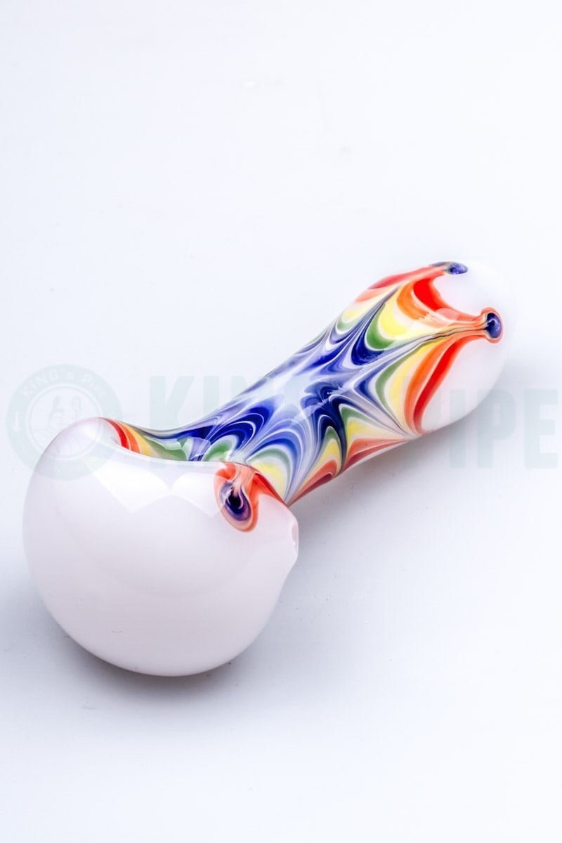 Chameleon Glass - Rainbow Splat Glass Pipe