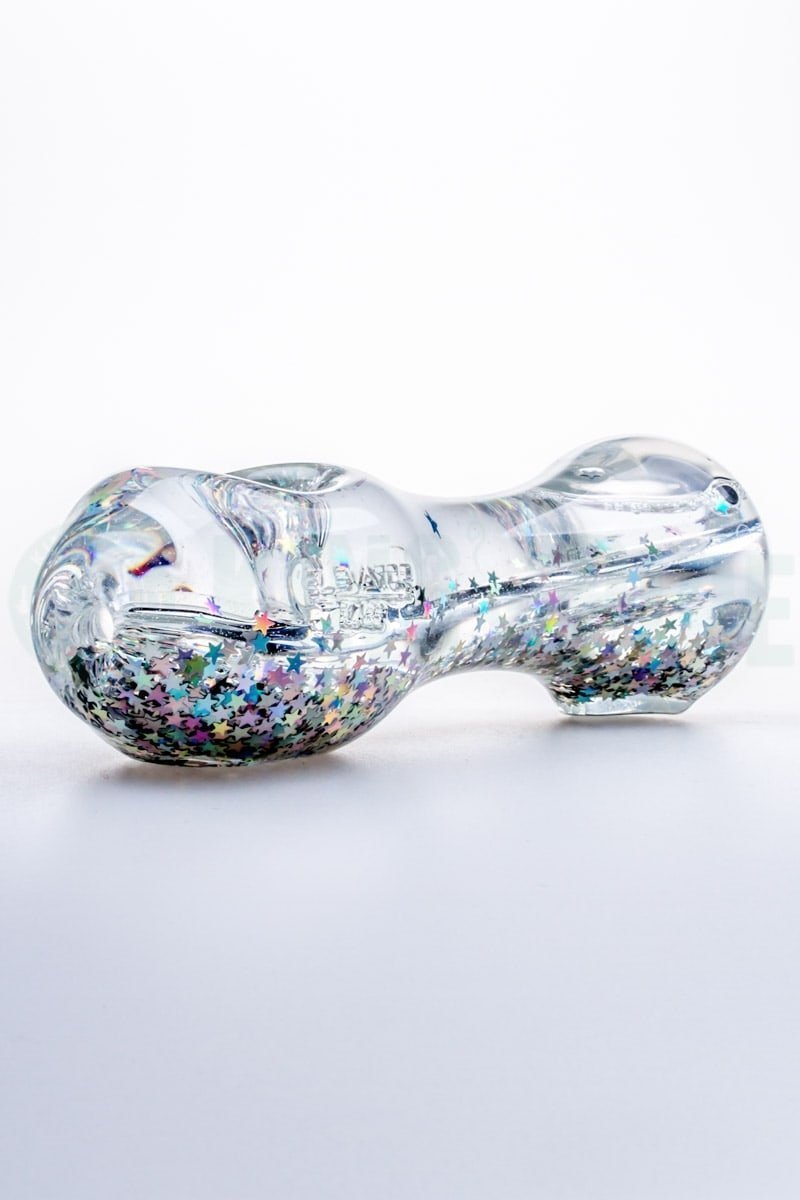 Rock-Star, Freezable Glitter Glass Pipe Smoking Bowl