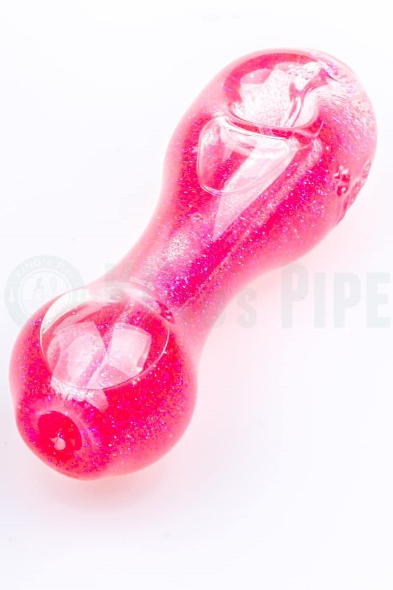 Elevator Glass - Freeze-A-Bowl Glitter Pipe in Hot Pink