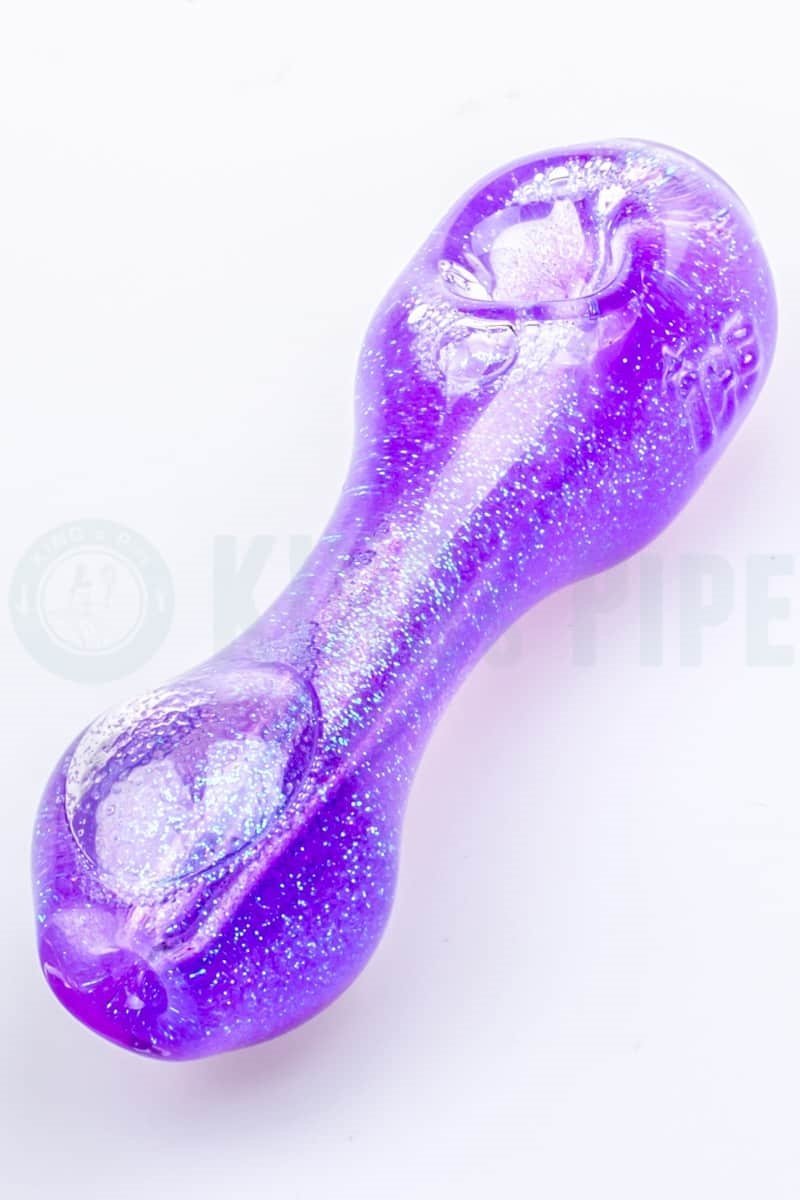 Elevator Glass - Freeze-A-Bowl Glitter Pipe in Lavender