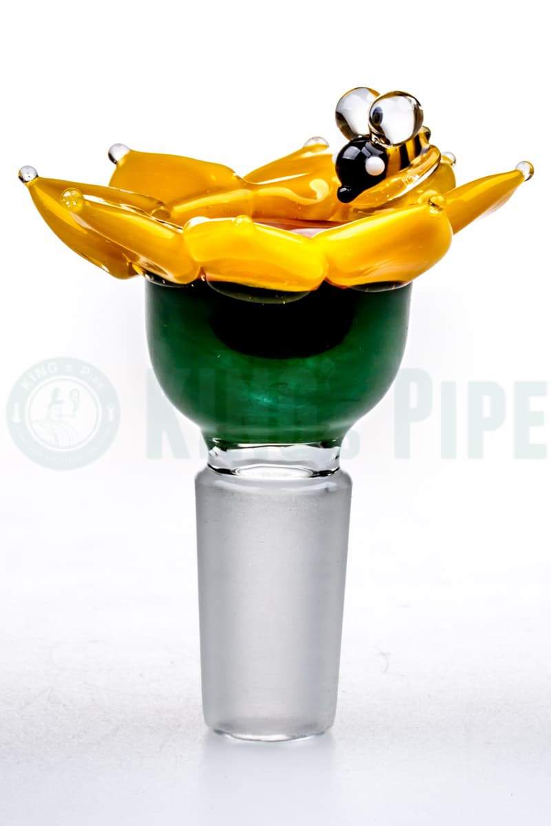 tobacco king bowl piece Empire Glassworks - 14mm Male Mushroom Glass CaliConnected Skull King Bowl Piece