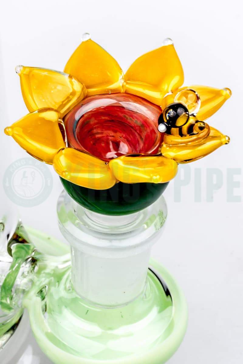 14mm Male Sunflower Bowl Piece by Empire Glassworks (Free Shipping)