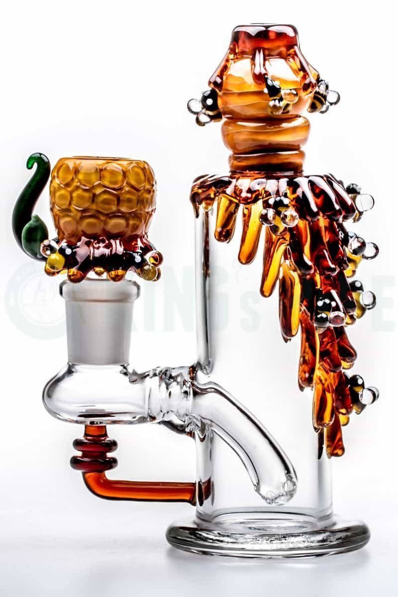 Empire Glassworks - Bee Hive Mini Dab Rig | KING's Pipe