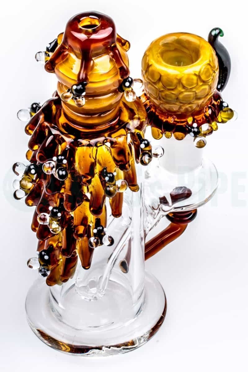 Dab Rig Bee Empire Glassworks - Bee Hive Mini Dab Rig | KING's Pipe