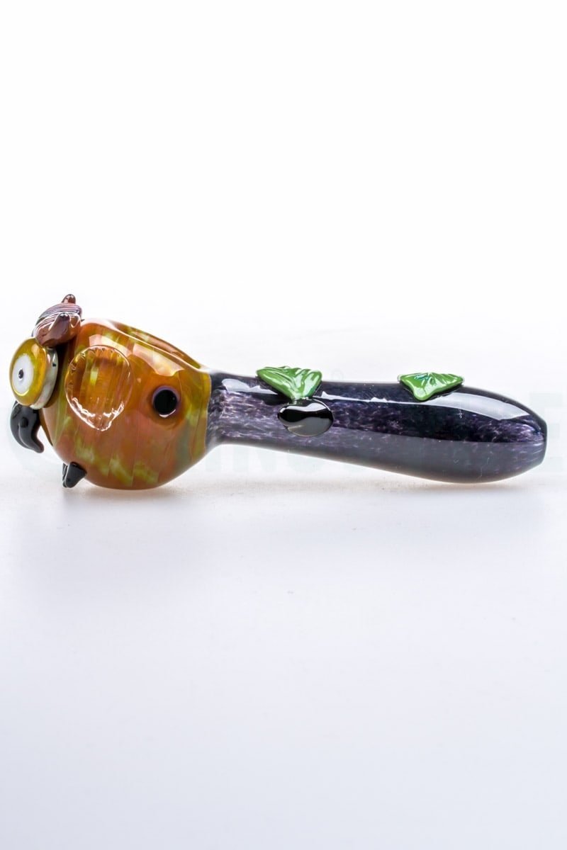 Empire Glassworks - 4&#39;&#39; Mini Owl Glass Hand Pipe