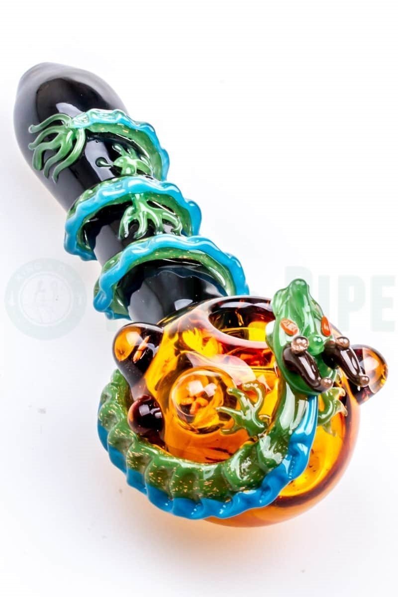 Empire Glassworks - 6'' Dragon Glass Spoon Pipe