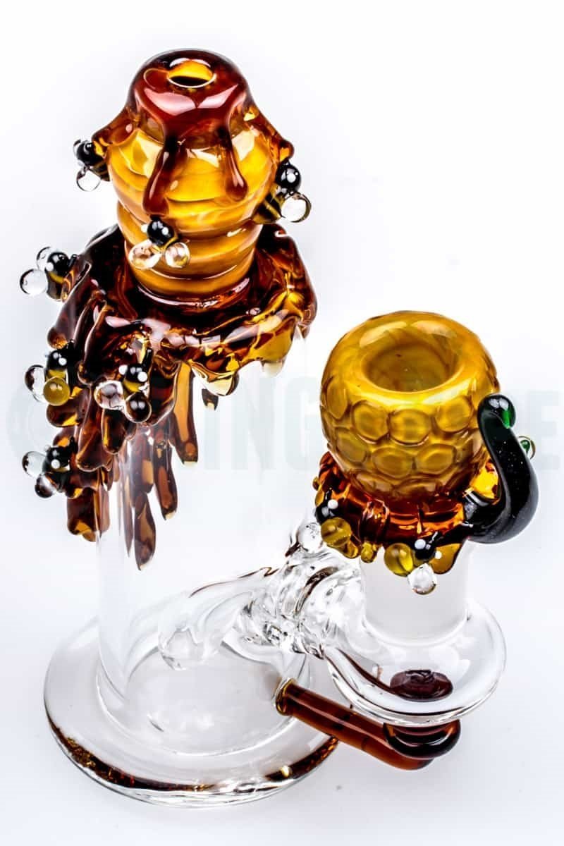 Empire Glassworks - Bee Hive Mini Dab Rig