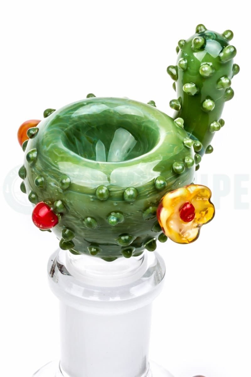 Empire Glassworks - Cactus Glass Bowl - 14mm Male