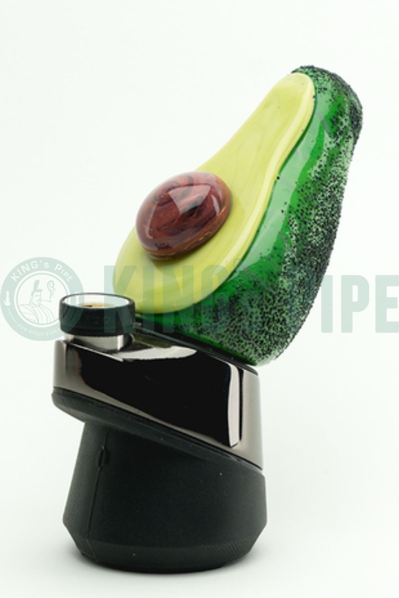 Empire Glassworks - Puffco Peak Glass Attachment - Avocado / Sriracha Bottle
