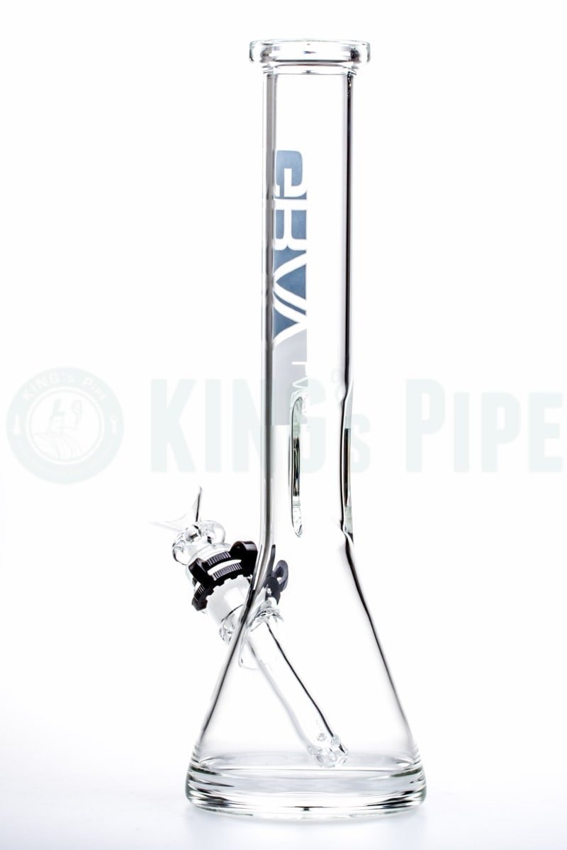 GRAV® 8 Small Simple Clear Beaker Base Smoking Bong Water Pipe -SmokeDay