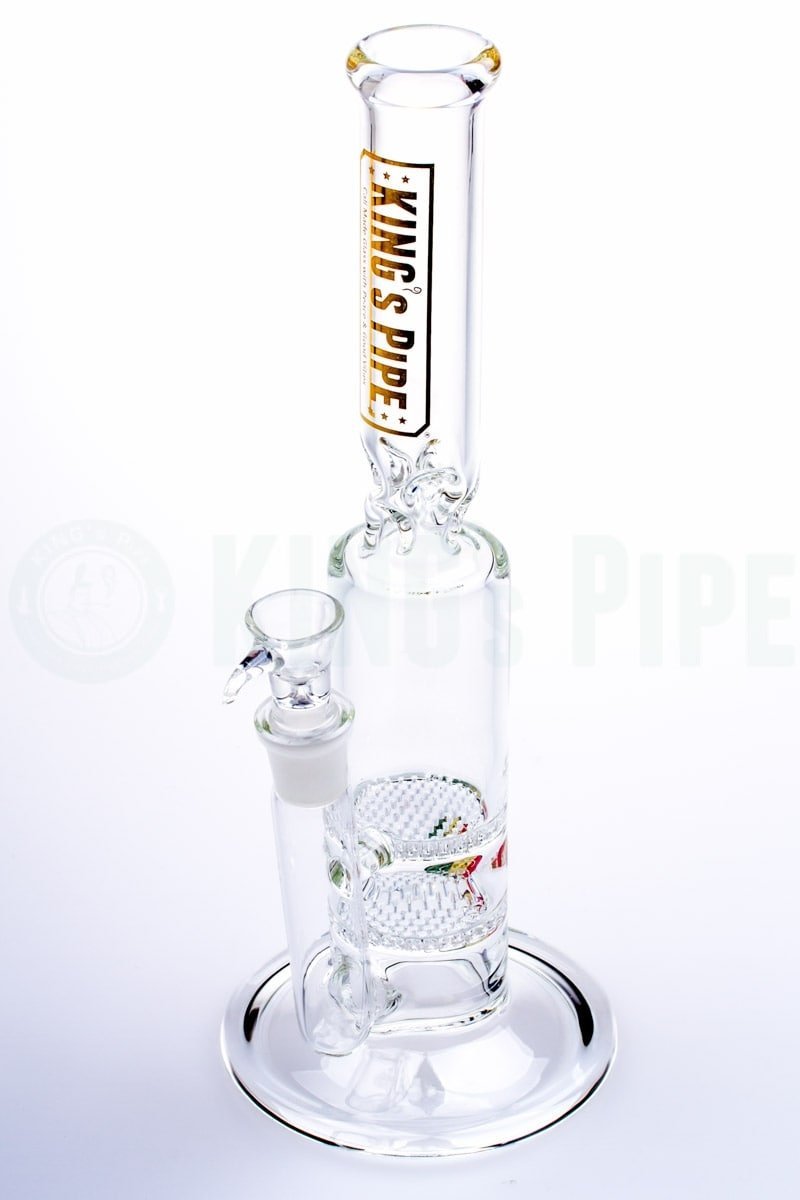 42" Tall Straight Tube w/ 15 Honeycomb Percs 42" Tall Straight Tube w/ 15 Honeycomb Percs