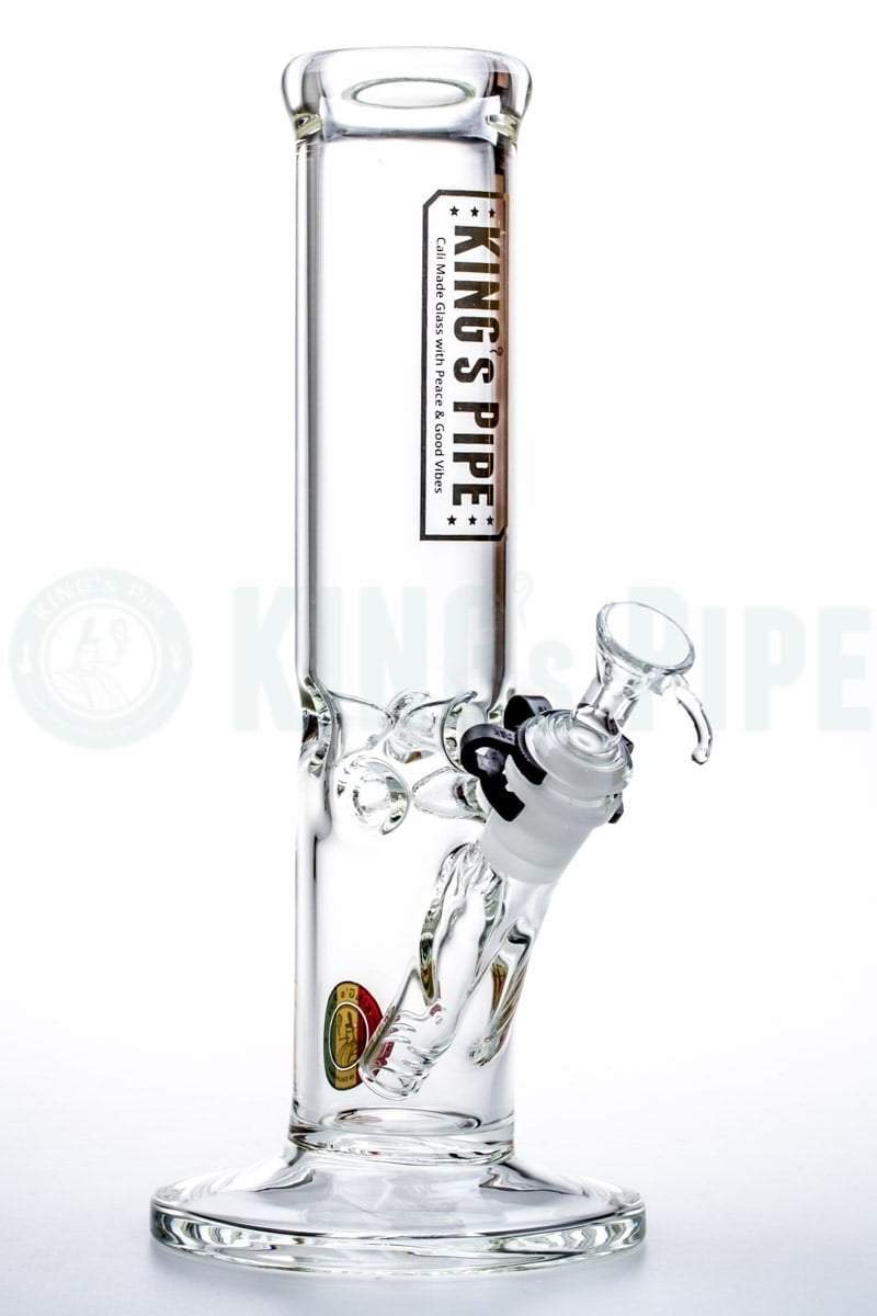 KING&#39;s Pipe Glass - 10&#39;&#39; Glass on Glass Straight Bong