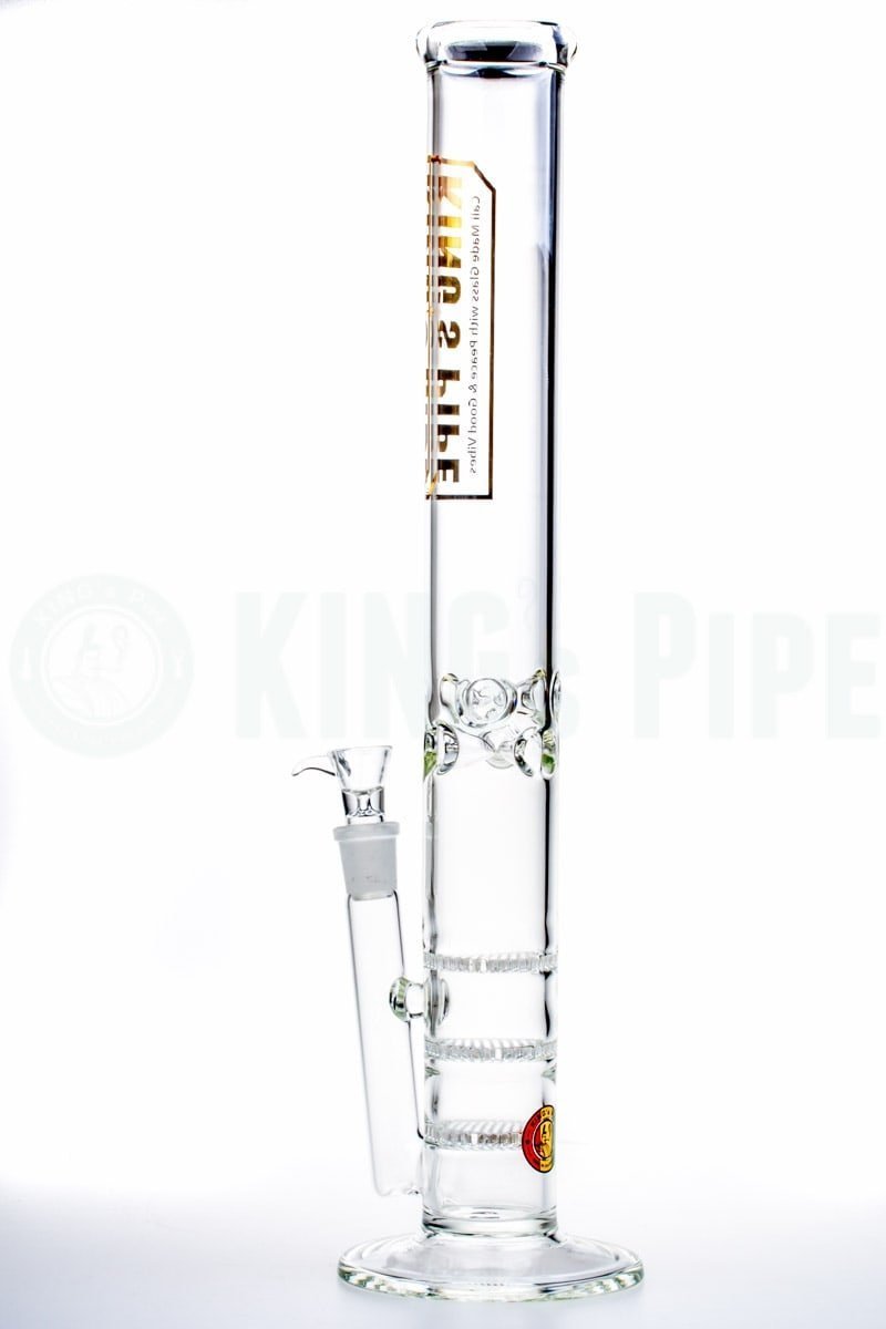 KING&#39;s Pipe Glass - 18 Inch Triple Honeycomb Bong