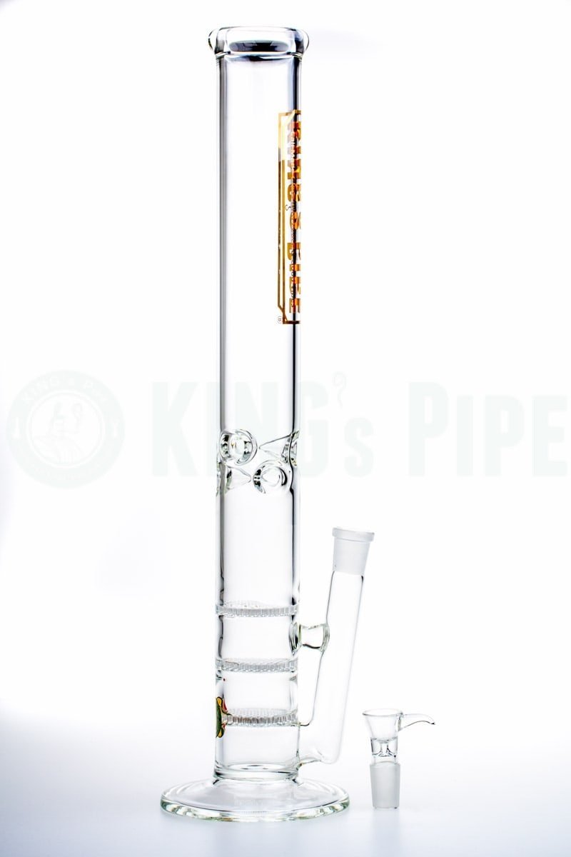 KING&#39;s Pipe Glass - 18 Inch Triple Honeycomb Bong