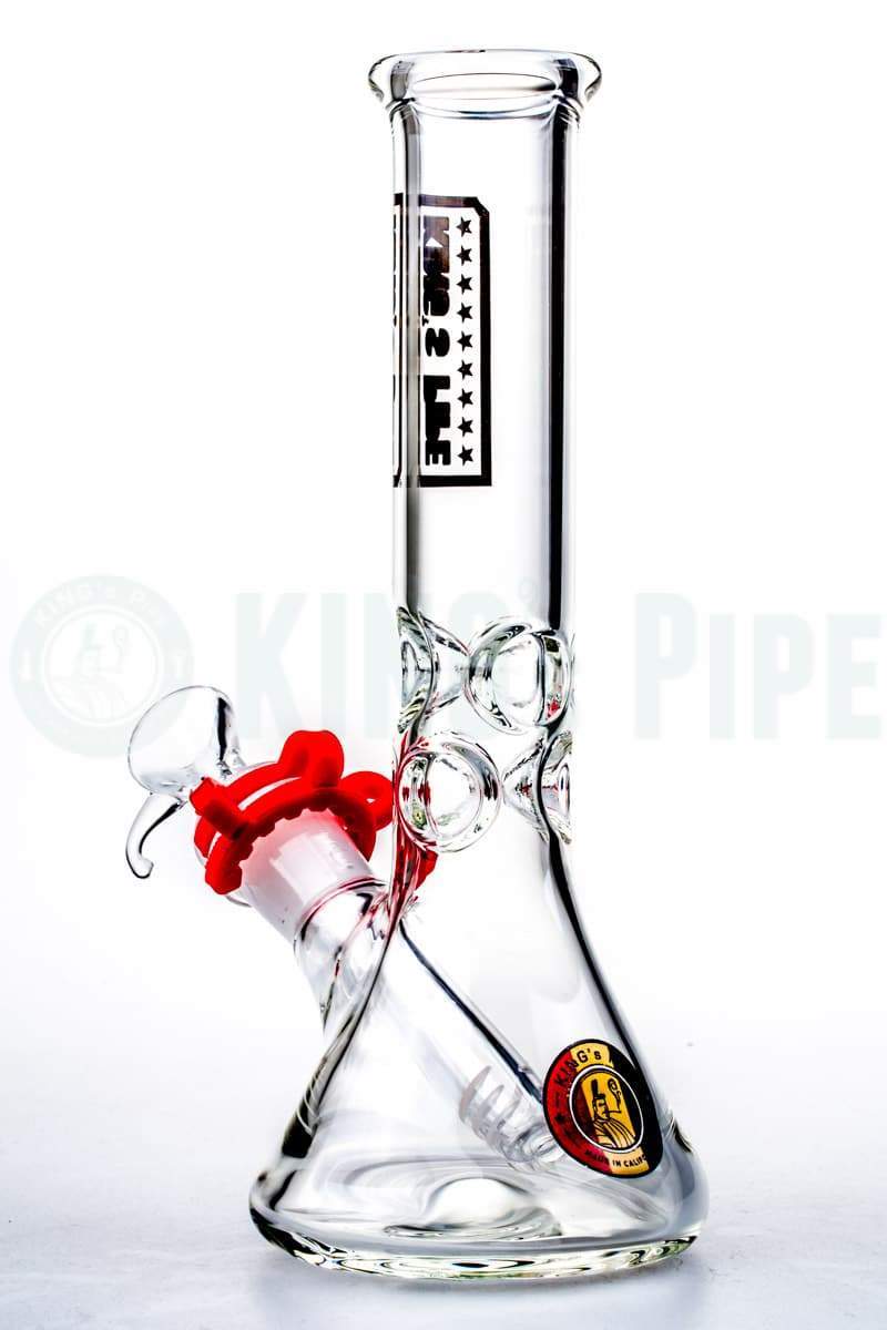 KING's Pipe Glass - 8 inch Skinny Beaker Bong