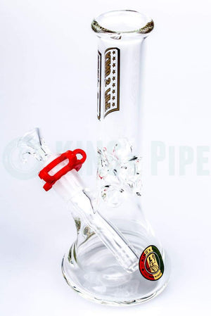 China Thick 8inch Small Tobacco Water Pipe Bong Glass Beaker Bongs Smoking  with Percolator Manufacturer and Supplier