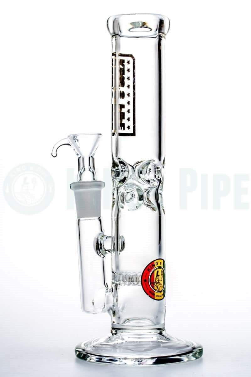 KING's Pipe Glass - 8'' Single Honeycomb Skinny Bong