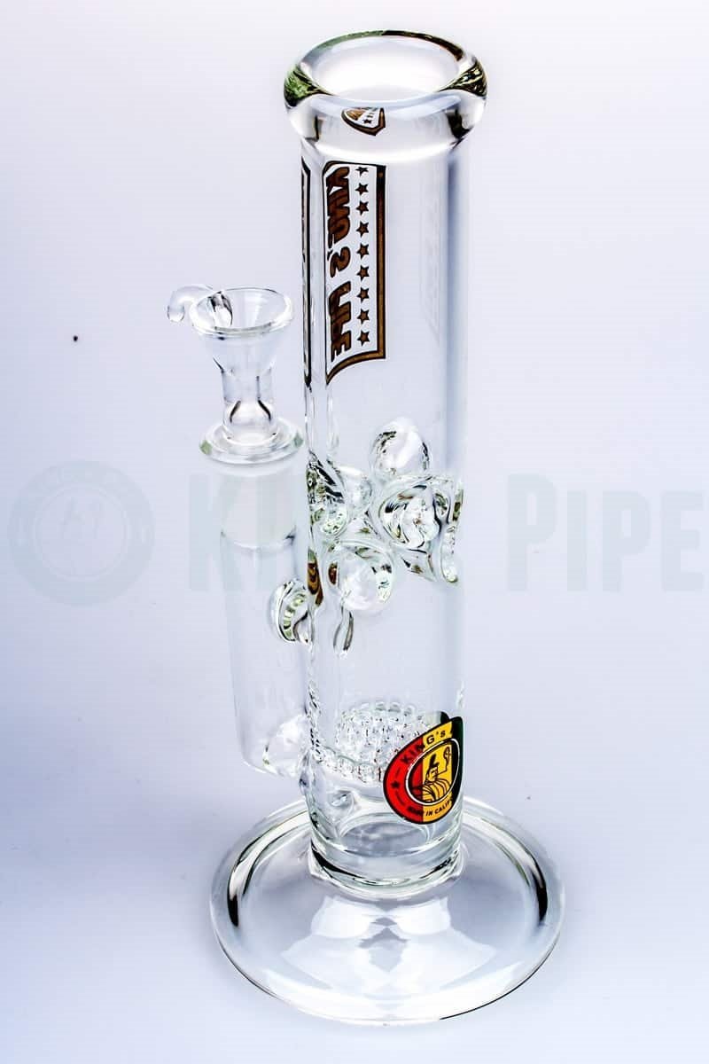 KING&#39;s Pipe Glass - 8&#39;&#39; Single Honeycomb Skinny Bong
