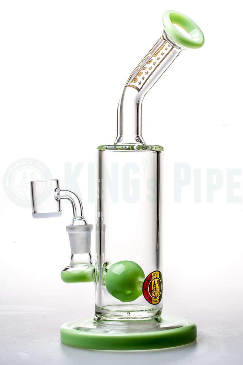 KING's Pipe Glass - 10 Inch Ball Perc Dab Rig