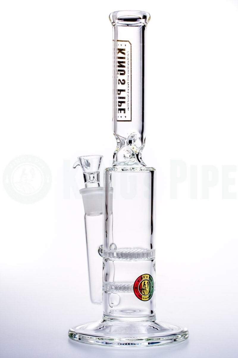 KING's Pipe Glass - Double Honeycomb Bong