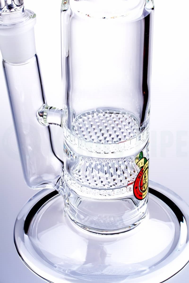 KING&#39;s Pipe Glass - Double Honeycomb Bong