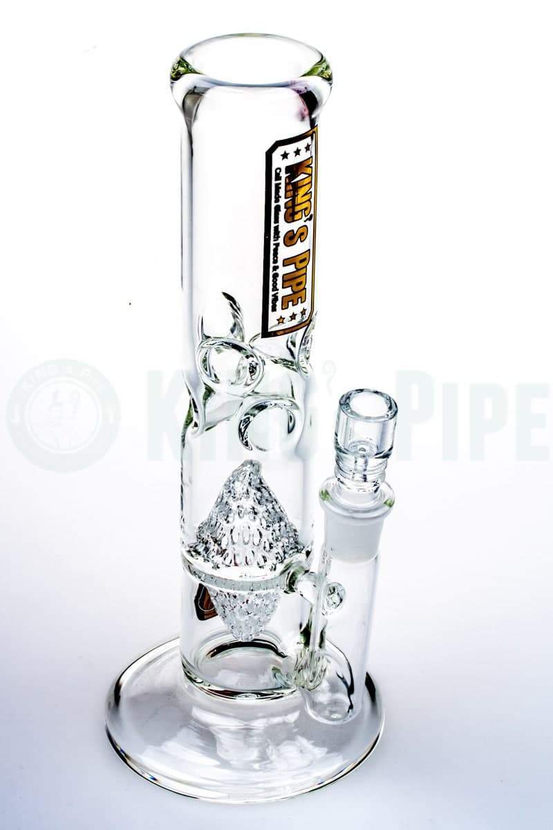 KING&#39;s Pipe Glass - Honeyglobe Perc Bong