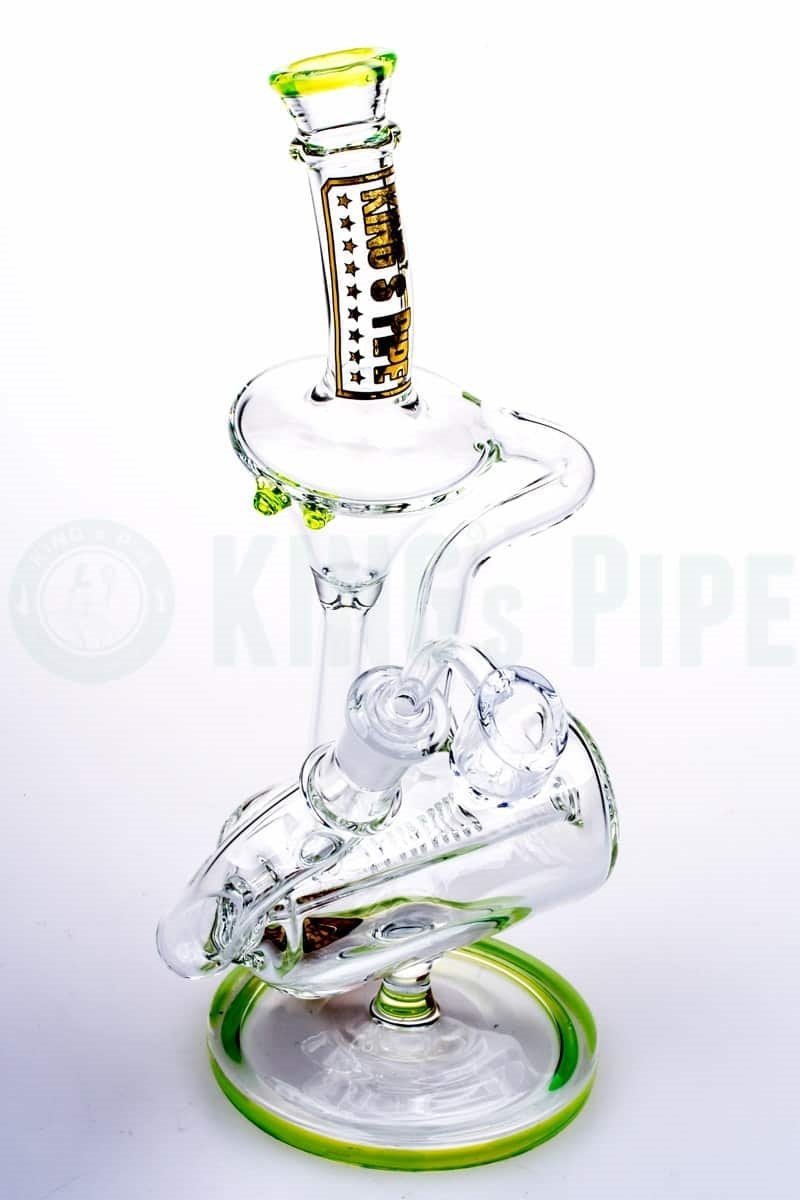 KING&#39;s Pipe Glass - Inline Perc Recycler