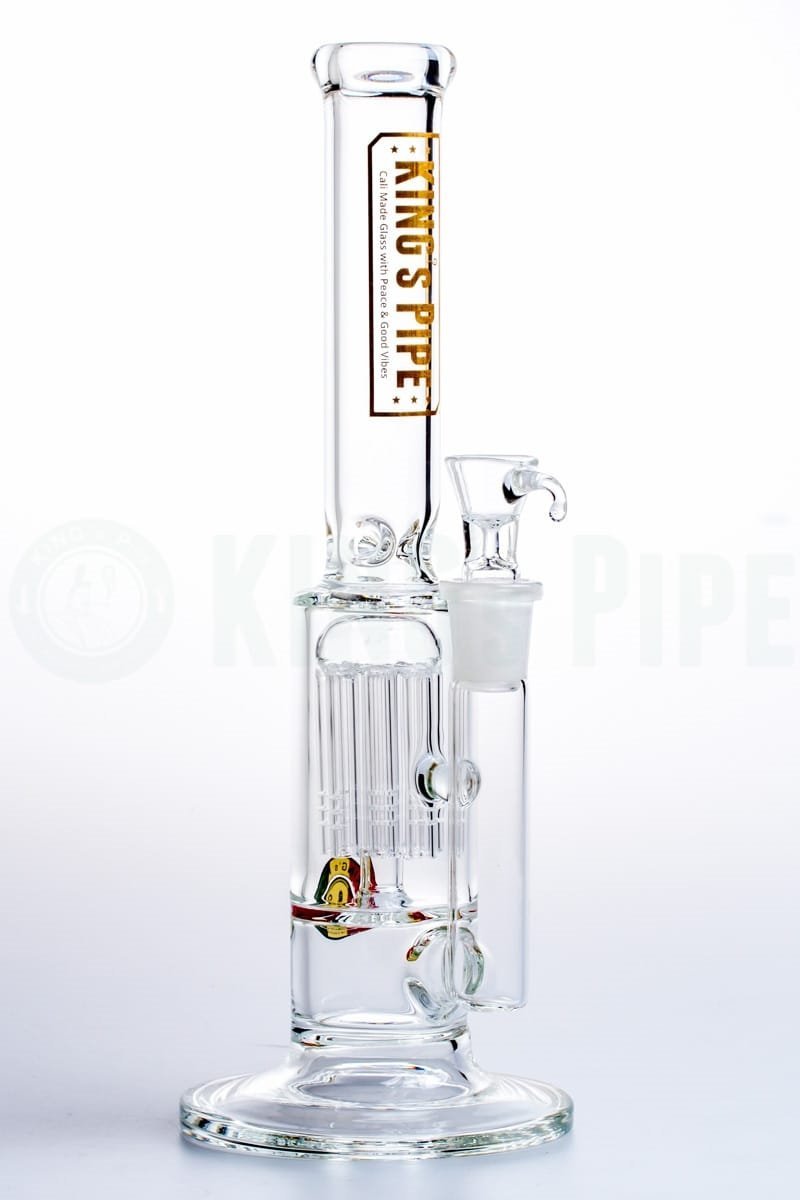 KING&#39;s Pipe Glass - Single Tree Perc Water Bong