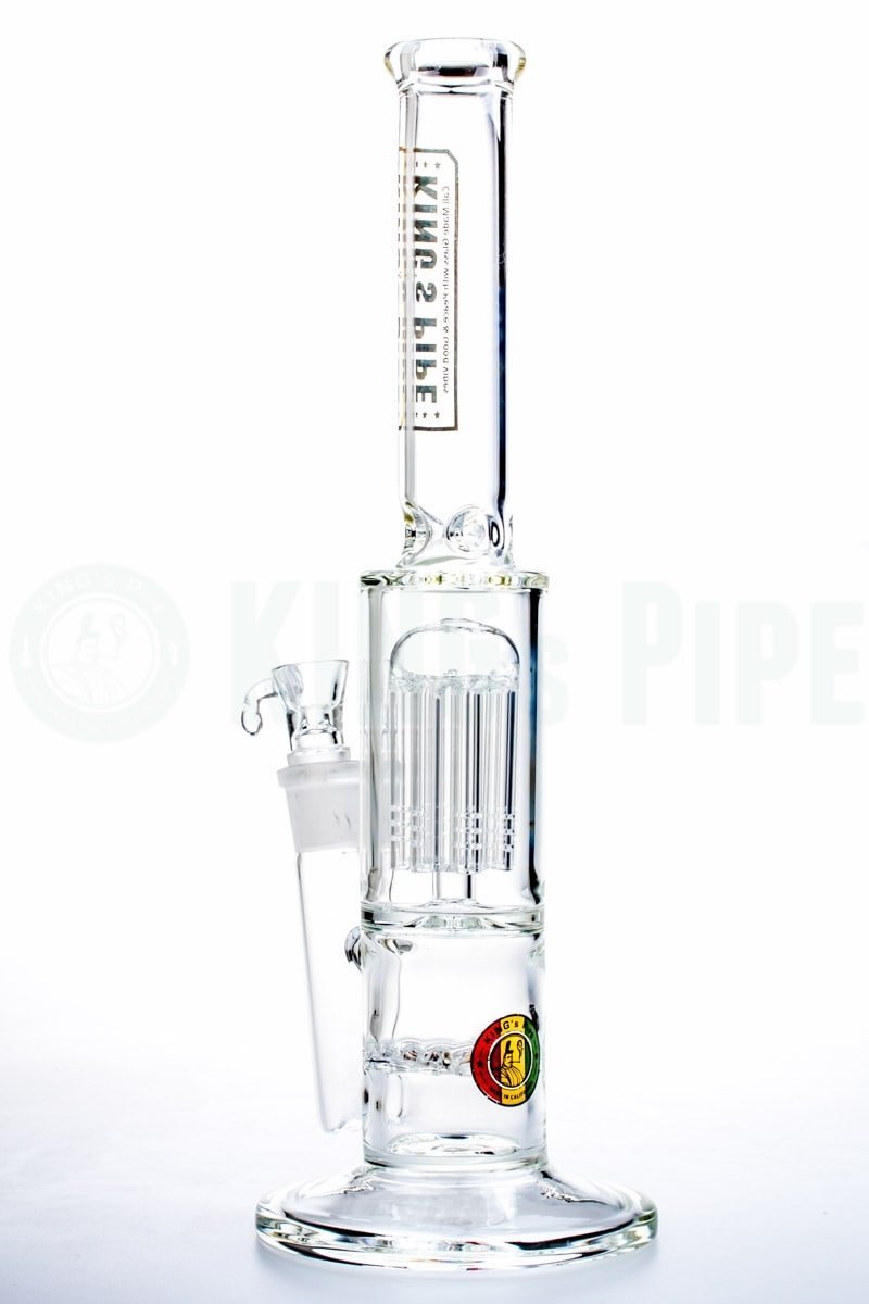 KING's Pipe Glass - Waffle to Tree Perc Water Bong