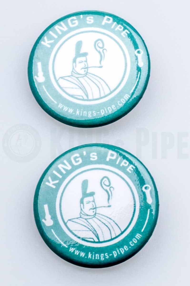 KING&#39;s Pipe - Pack of 2 KP Logo Pin Buttons