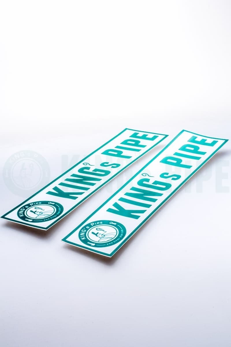 KING's Pipe -  Pack of 2 KP Rectangle Stickers